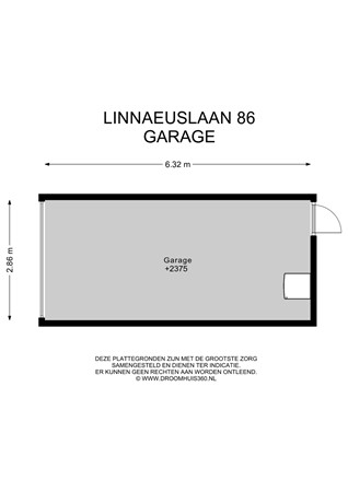 Floorplan - Linnaeuslaan 86, 1431 JW Aalsmeer